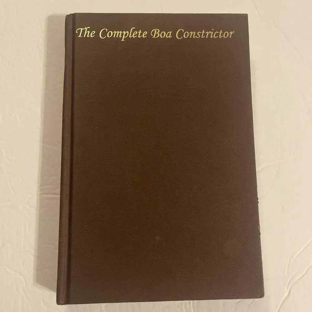 Complete Boa Constrictor: A Comprehensive Guide to the Care, Breeding 2007 HC